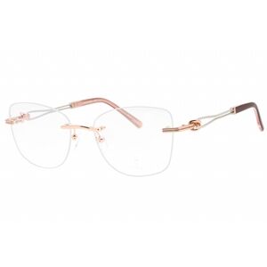 NWT Charriol PC71061-C03 55mm Shiny Pink Gold Eyeglasses